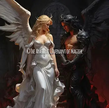 Angels & Demons are believed to be adversarial and incompatible with each-other. Is this true? - My Store