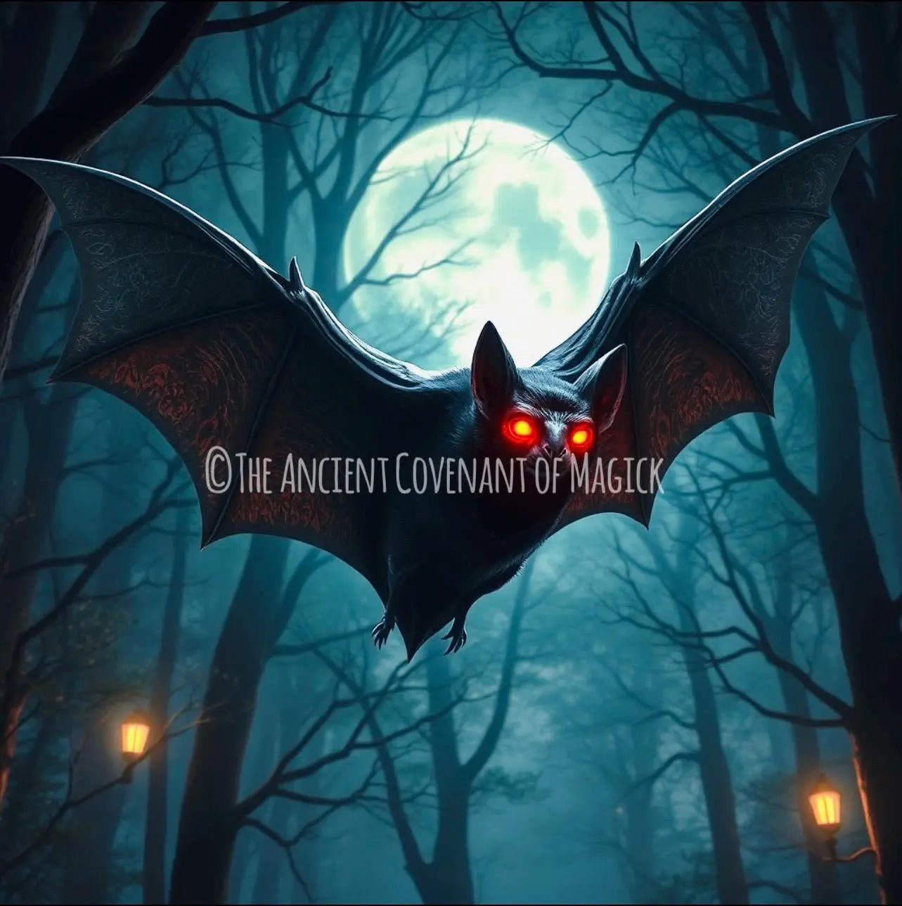 Draconian Bat Spirit Familiar - For Dark Arts, wisdom and spiritual development - My Store