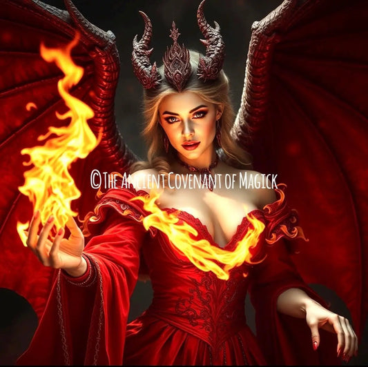 🔥🐉 Infernal Flame Draconian Demon Queens - My Store