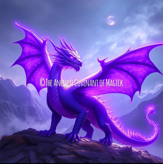 Violet Flame Dragon Spirit Companion – Emissary of Spiritual Healing, Renewal, Empowerment and Powerful Protection - My Store