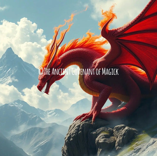Red Dragon Spirit Companion – Fire Elemental Ally for Wealth, Influence & Prosperity - My Store