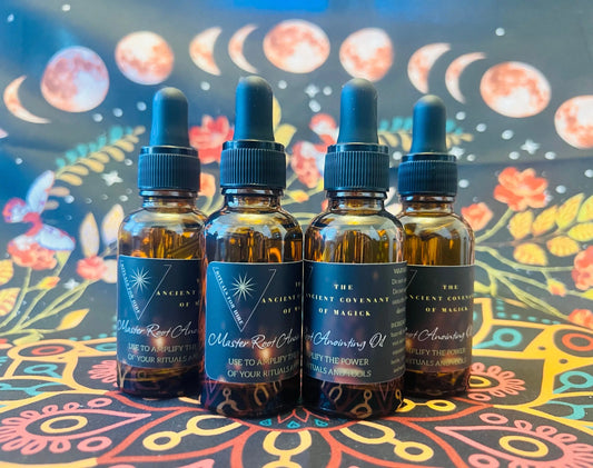 Master Root Anointing Oil - 30ml dropper bottles - Use to amplify the power of your rituals and tools - My Store