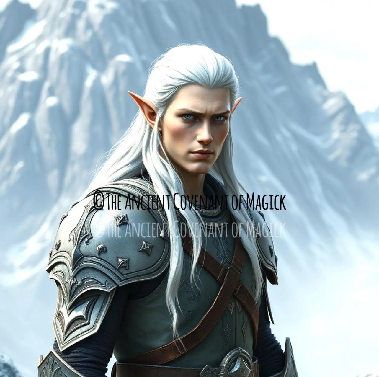 ⚔️ Norse Elven Guardian Spirit Companion – Dokkalfar Warrior from the Norse Realms ⚔️ - My Store