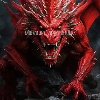 Red Dragon Spirit Companion – Fire Elemental Ally for Wealth, Influence & Prosperity - My Store