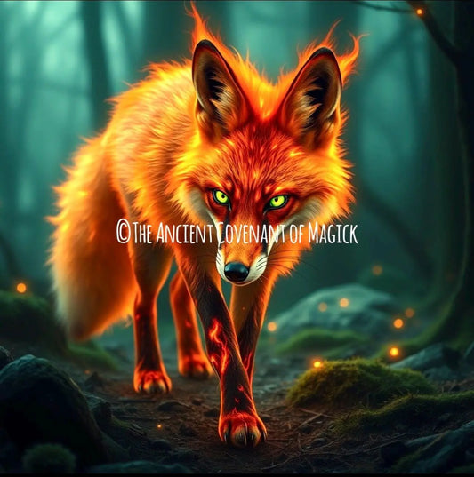 🦊🔥 Fire Elemental Fox Familiars – Born of Loki’s Divine Flame 🔥🦊 - My Store