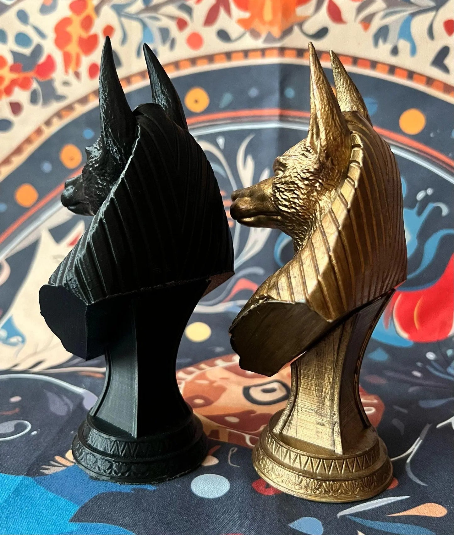 3D Printed Anubis Bust – Egyptian God Statue for Altar or Décor (16cm) – Made to Order & Spiritually Blessed - My Store