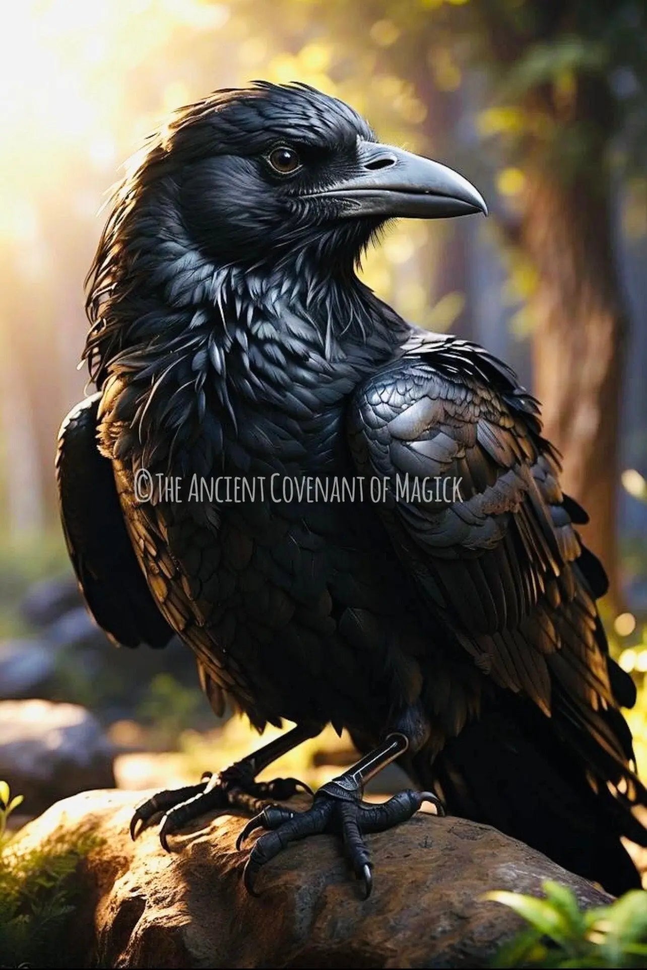 Raven Familiar - Elemental Spirit Companion TheAncientCovenantOfMagick
