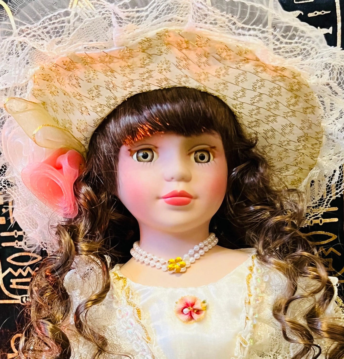 Haunted Vintage Porcelain Doll - Fire & Destructive - Great condition, 16in/42cm - My Store