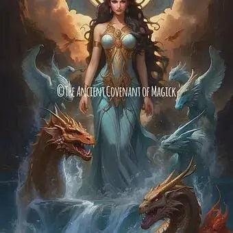 🐉 Summon the Demon Dragoness: Goddess Tiamat - My Store