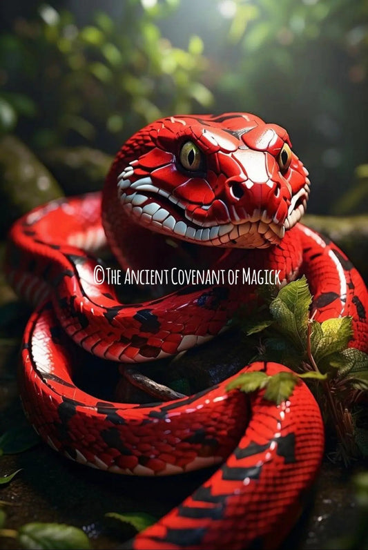 Snake Familiar - Elemental Spirit Companion TheAncientCovenantOfMagick