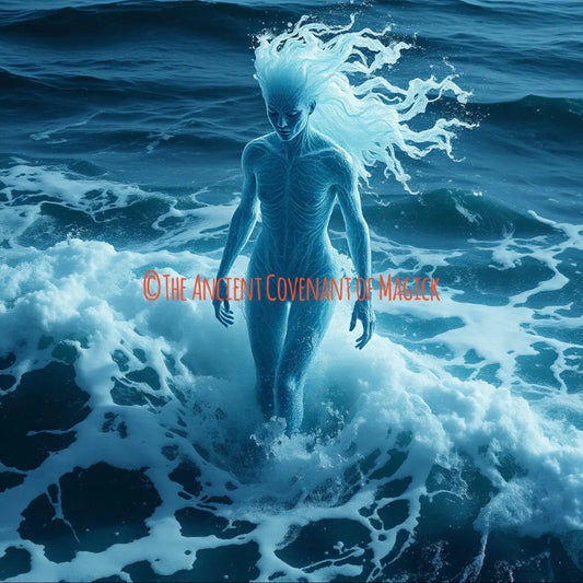 Water Elemental Shapeshifter - Spirit Companion for protection, justice and revenge - My Store