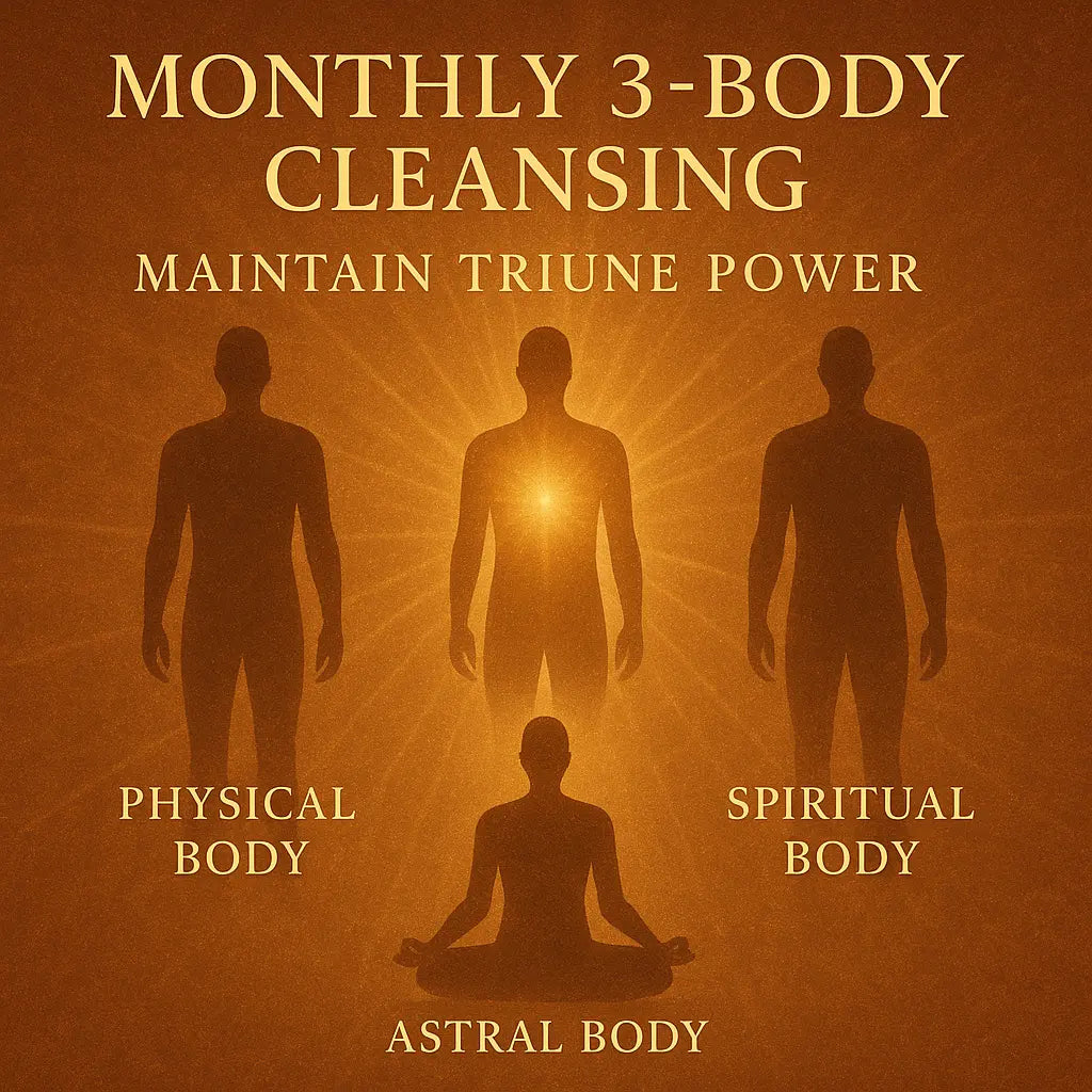 Monthly Trinity Purge: Cleanse Your Physical, Spiritual & Astral Bodies TheAncientCovenantOfMagick