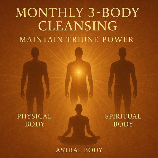 Monthly Trinity Purge: Cleanse Your Physical, Spiritual & Astral Bodies TheAncientCovenantOfMagick