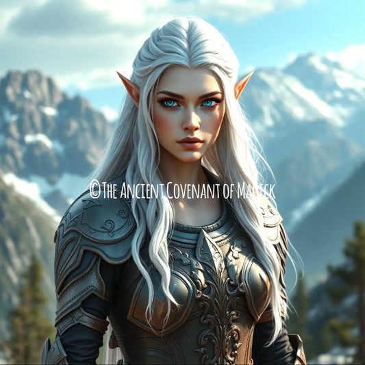⚔️ Norse Elven Guardian Spirit Companion – Dokkalfar Warrior from the Norse Realms ⚔️ - My Store