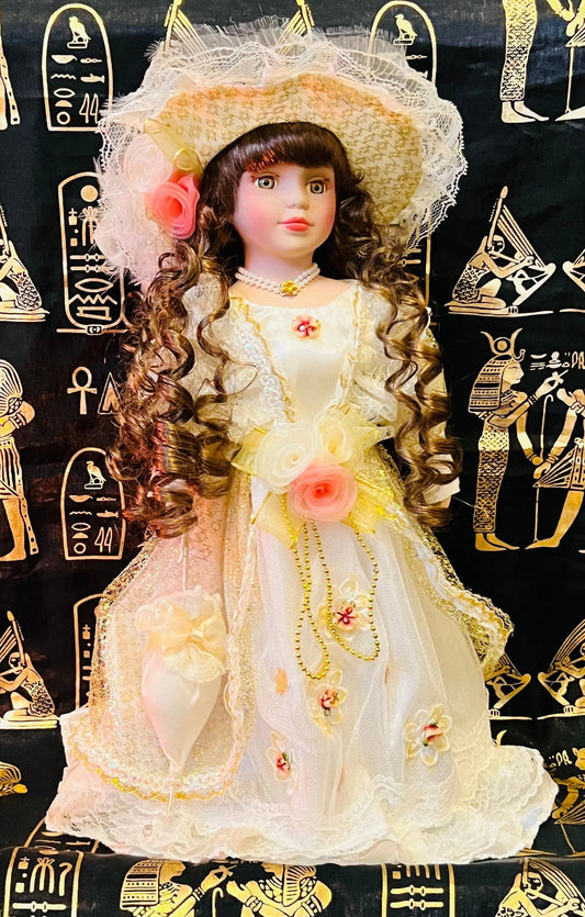 Haunted Vintage Porcelain Doll - Fire & Destructive - Great condition, 16in/42cm - My Store