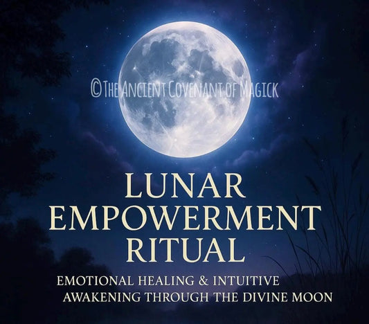 Lunar Empowerment Ritual – Emotional Healing & Intuitive Awakening Through the Divine Moon - My Store