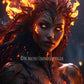 Fire Elemental Shapeshifter - Spirit Companion for protection, justice and revenge - My Store