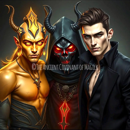 Three (3) Powerful Male Spirit Companions: Ifrit Djinn, Shadow Demon Assassin & Incubus – The Ultimate Spirit Companion Package - My Store