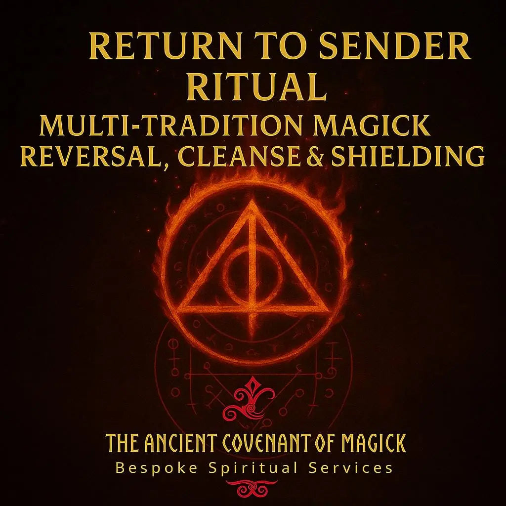 Return to Sender Ritual: Multi-Tradition Magick Reversal, Cleanse & Shielding - My Store