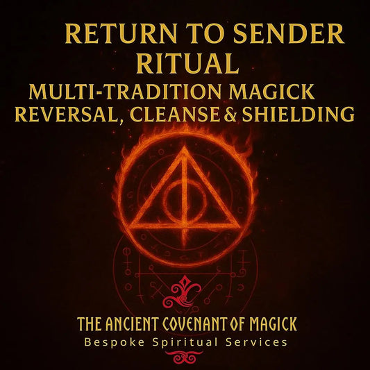 Return to Sender Ritual: Multi-Tradition Magick Reversal, Cleanse & Shielding - My Store