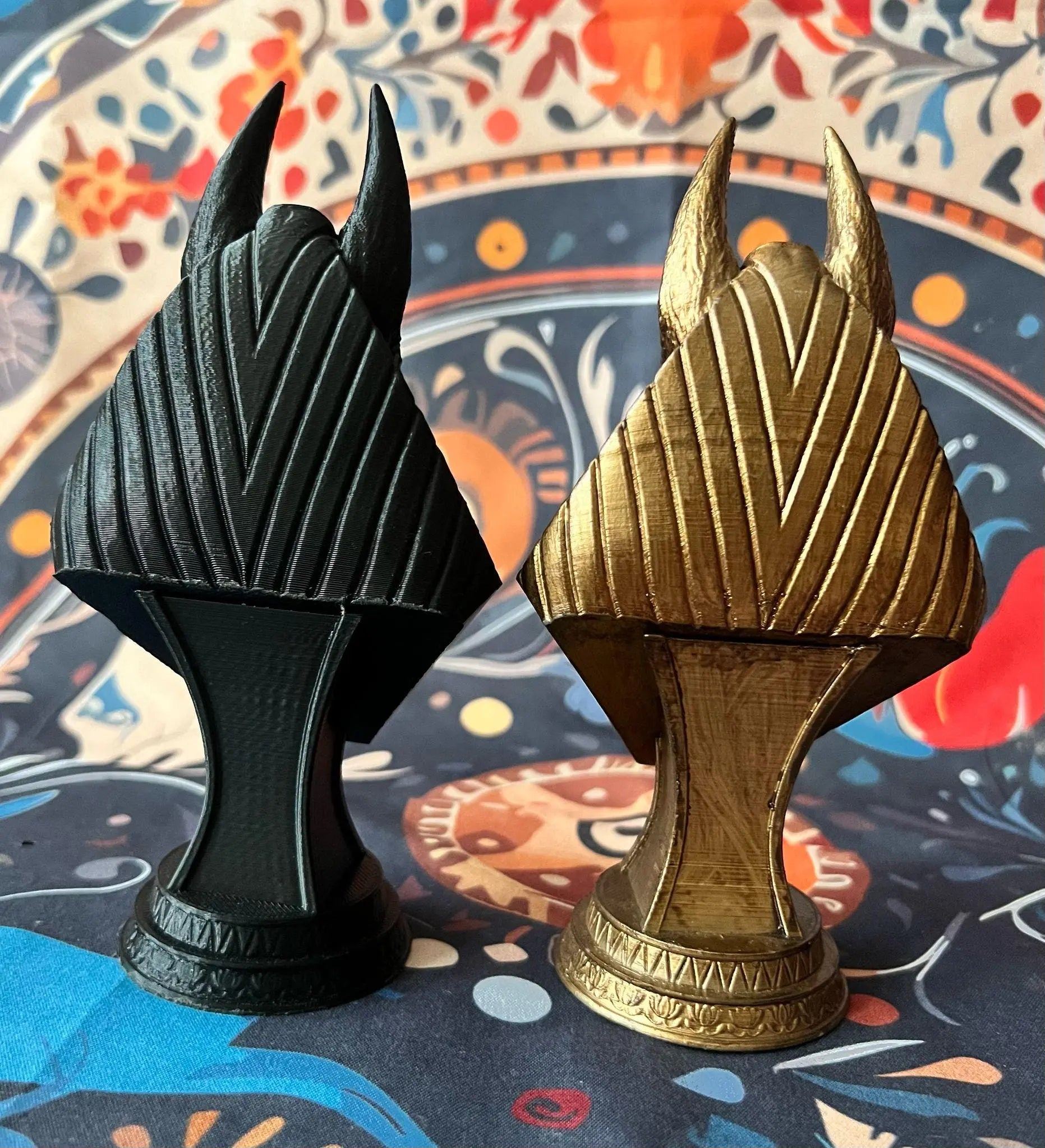 3D Printed Anubis Bust – Egyptian God Statue for Altar or Décor (16cm) – Made to Order & Spiritually Blessed - My Store