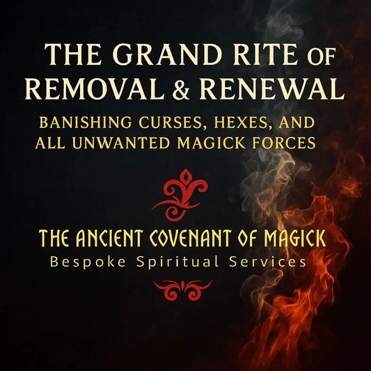 The Grand Rite of Removal & Renewal: Banishing Curses, Hexes, and All Unwanted Magick Forces - My Store