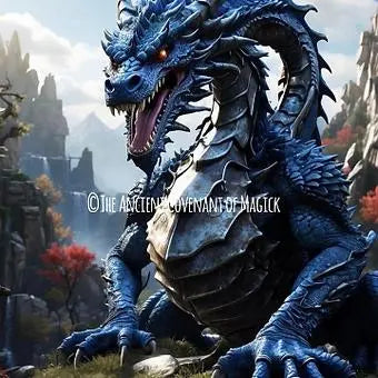 🌊🐉 Blue Dragon Companion – Water Elemental Conjuration Ritual - My Store