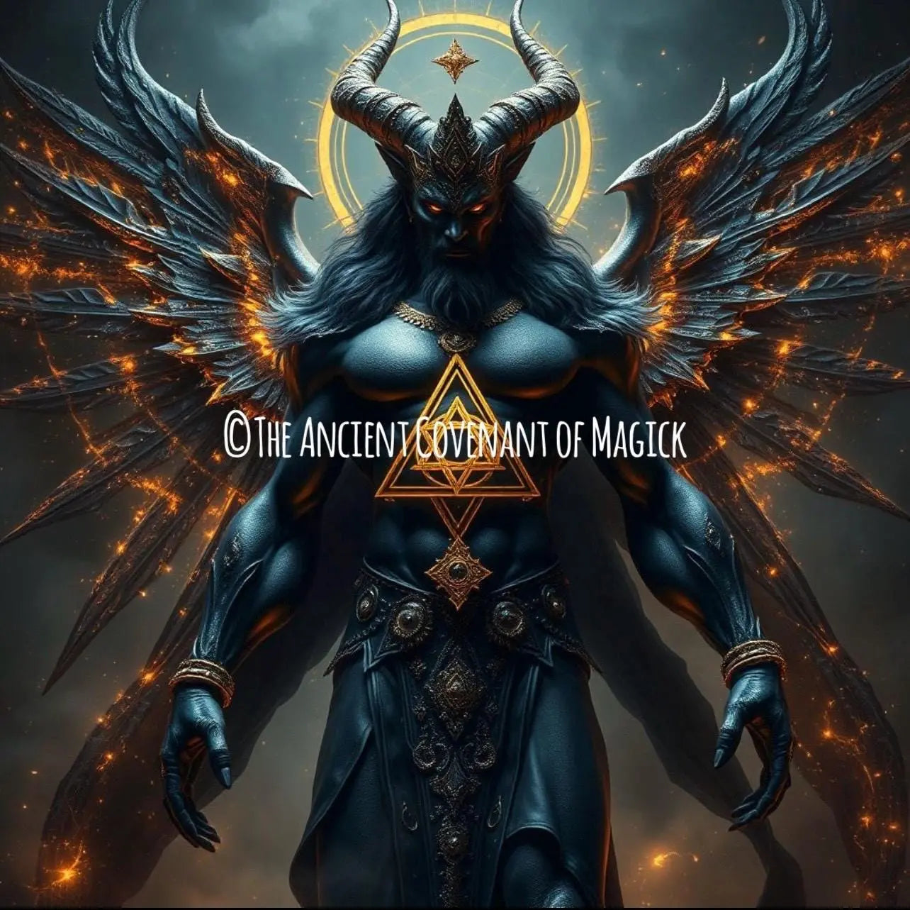 Black Trinity Illuminati Marid Djinn – Supreme Spirit of Power, Dominion & Ancient Wisdom - My Store