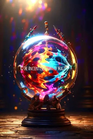 Crystal Ball Reading by the High Priestess - Five (5) questions/reading TheAncientCovenantOfMagick